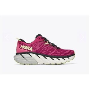 Hoka One One Gaviota 4 Women's Running Athletic Shoe Sneakers Fuchsia Purple‎ 9